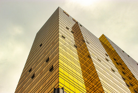 金色建筑摄影图