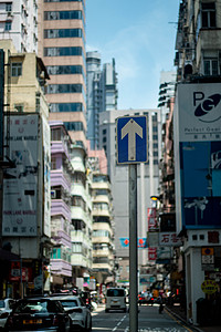 香港立體摄影照片_香港街头摄影图