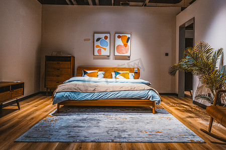 卧室场景图摄影图片-卧室场景图摄影作品-千库网