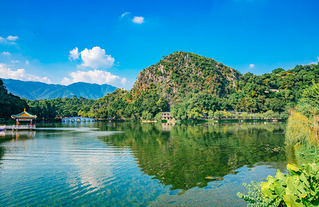 旅游旅行山水七星岩