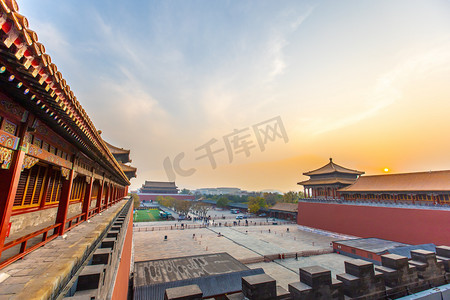 国潮旅游摄影照片_北京地标故宫博物院紫禁城