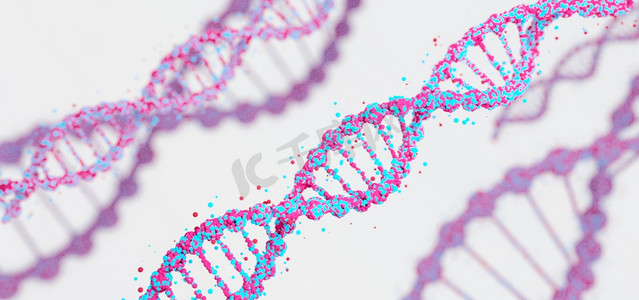 双链dna分子摄影照片_医疗DNA链