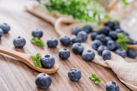 蓝莓蔬果美食