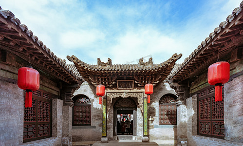 山西乔家大院四合院