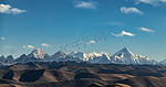 冬天风景贡嘎雪山自然风景