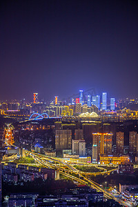 城市河流摄影照片_南宁的城市夜景