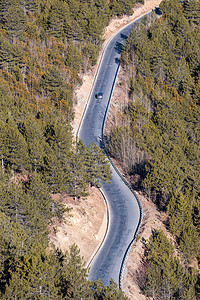 康巴第一关觉巴山道路摄影图白天公路风景旅游 摄影图配图