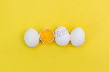 优质蛋白摄影照片_优质蛋白土鸡蛋日常鸡蛋厨房烹饪摄影图配图