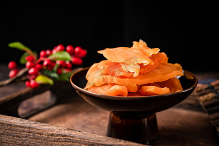 地瓜干番薯干果干美食食品摄影图配图