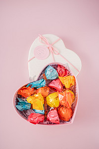 糖果巧克力甜食礼物礼盒摄影图配图