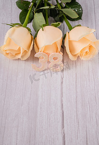 花束玫瑰礼物3.8妇女节摄影图配图
