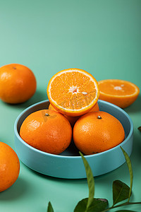 新鲜果实摄影照片_蜜桔果实柑橘春桔果蔬摄影图配图