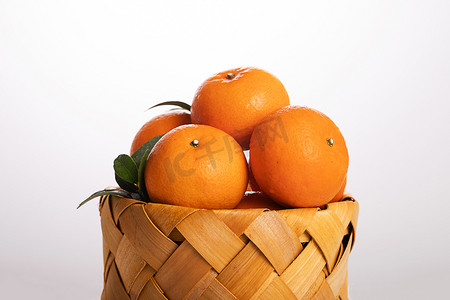 柑摄影照片_沃柑橘子新鲜柑橘蜜桔摄影图配图