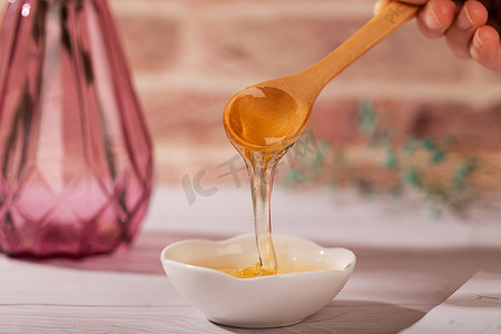 健康食材蜂蜜养生花蜜摄影图配图