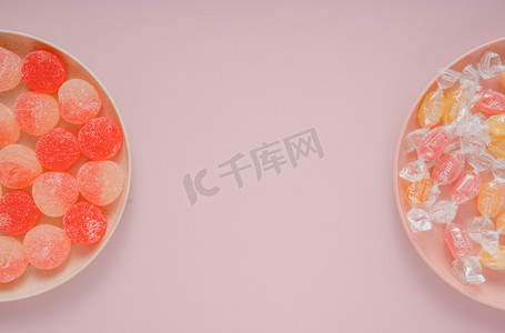 甜美清新摄影照片_零食美食糖果甜食食品摄影图配图