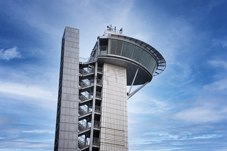 南京航天航空大学摄影照片_塔台下午建筑城市风景摄影图配图