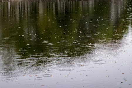 清明下雨摄影照片_雨下午雨水自然下雨摄影图配图