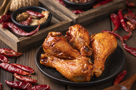鸡腿美食免抠素材鸡腿美食高清背景图片鸡腿美食海报设计鸡腿美食ppt
