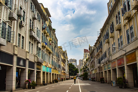 福建书法摄影照片_福建厦门中山路步行街街景