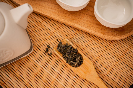 中国风茶叶摄影照片_茶艺茶道