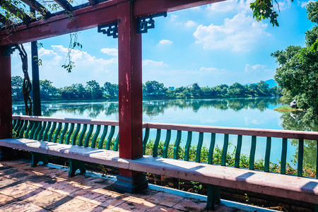 旅游旅行山水湖景