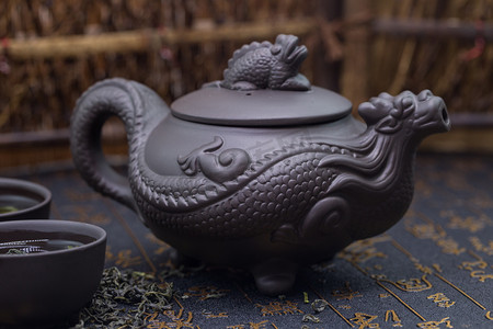 中国风传统茶叶茶壶茶具茶叶