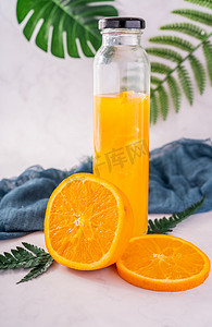 水果橙汁饮品