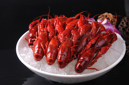 龙虾美食摄影照片_创意菜之美味小龙虾