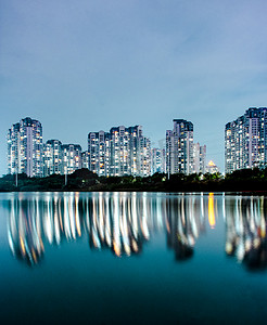 城市建筑夜景风光