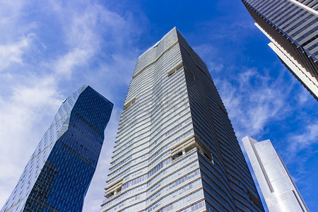 商务风摄影照片_广州城市风光高楼大厦现代建筑高清摄影图