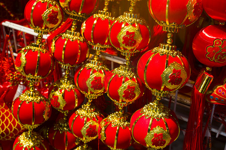 红色喜庆新年春节摄影