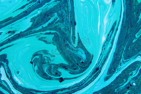 涂抹素材摄影照片_蓝色背景白天液体油漆背景室内液体油漆摄影图配图