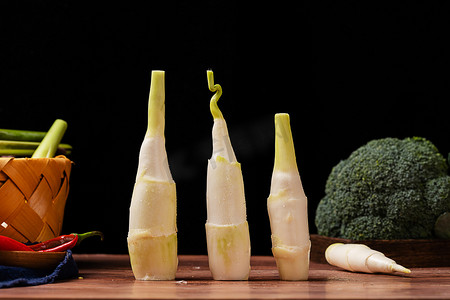 茭白食材新鲜有机蔬菜营养摄影图配图