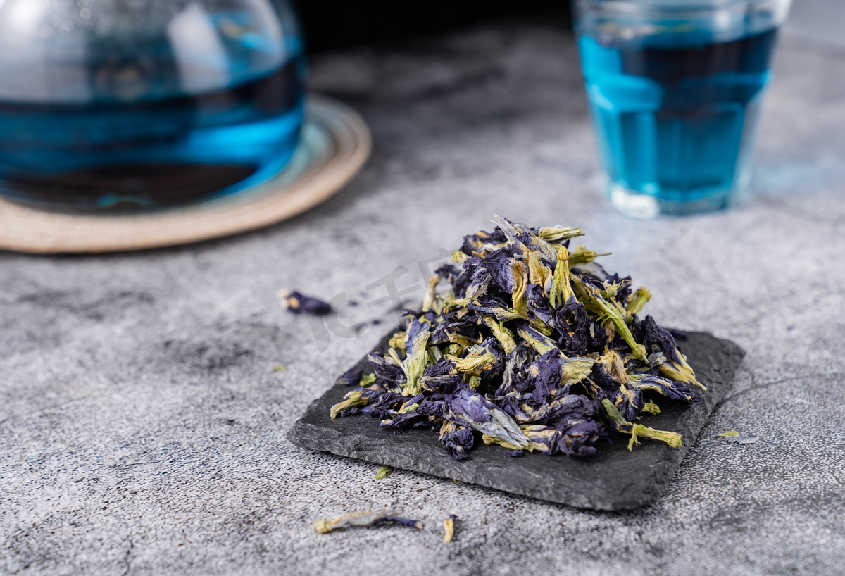 蝶豆花茶茶艺茶饮养生茶文化摄影图配图高清摄影大图 千库网