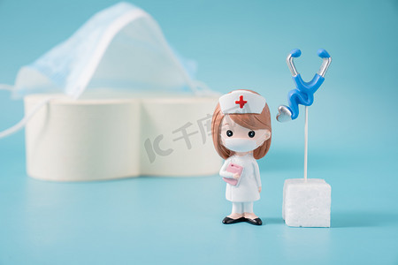 护士节医疗健康护士摆拍摄影图配图