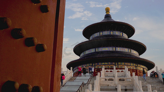 旅行出游北京地标天坛景区
