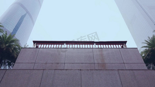 广州花城广场摄影照片_超高清实拍广州CBD建筑高楼