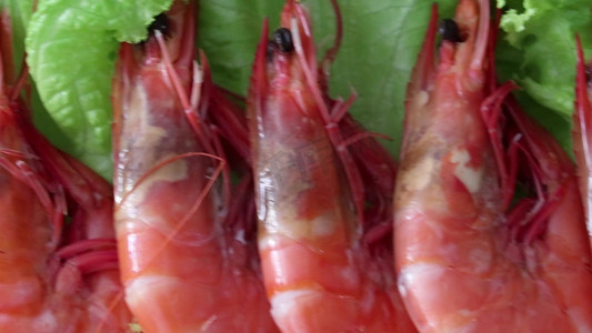 舌尖上的美食摄影照片_美食大虾