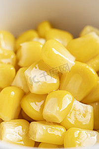 美食美味玉米粒金黄特写摄影图配图