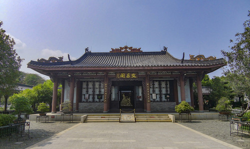 惠州中午文昌阁历史建筑摄影图配图广东惠州文昌阁古建筑风景摄影图