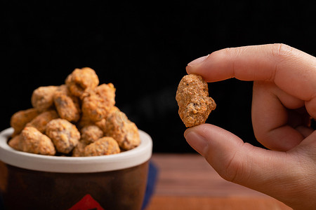 重庆特色美食怪我胡豆小吃传统摄影图配图