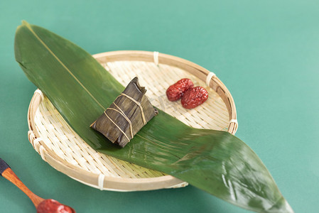 端午节粽子美食创意静物摄影图配图