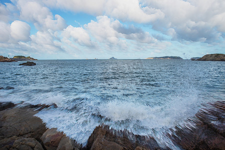 海岛海洋下午海洋海岛无摄影图配图