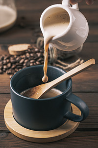 甜摄影照片_回味咖啡饮品解困特写摄影图配图