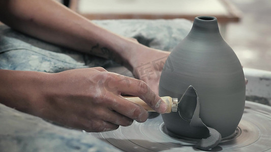 陶瓷陶罐制作高清