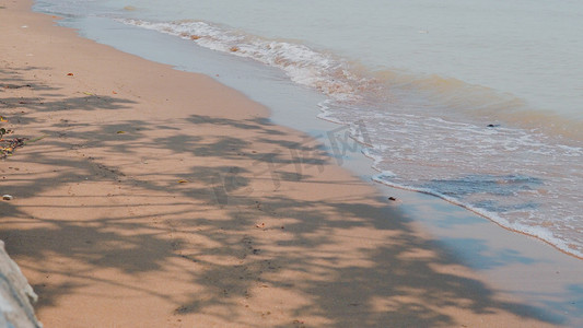 夏季夏天唯美阳光沙滩大海海浪