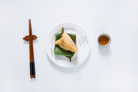 端午节粽子五月初五粽子美食摆拍摄影图配图