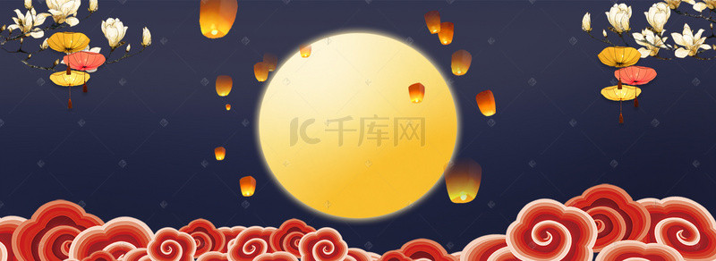 中秋节吃月饼背景图片_中秋节中国风海报背景