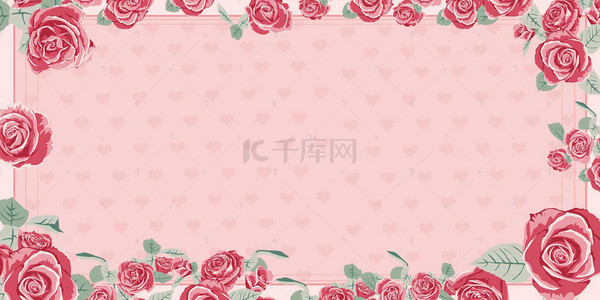 花藤玫瑰背景图片_玫瑰软包背景墙海报背景素材
