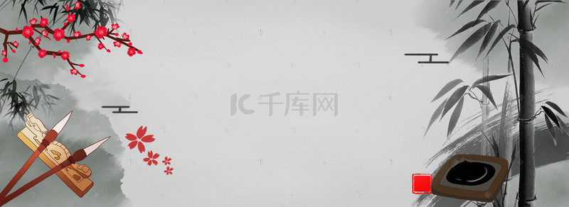 psd展板设计背景图片_时尚中国风名医讲堂设计PSD素材